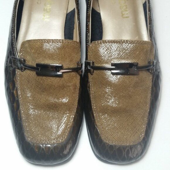 Magdesians Faux Alligator Skin Loafers 6.5 M - Picture 3 of 8